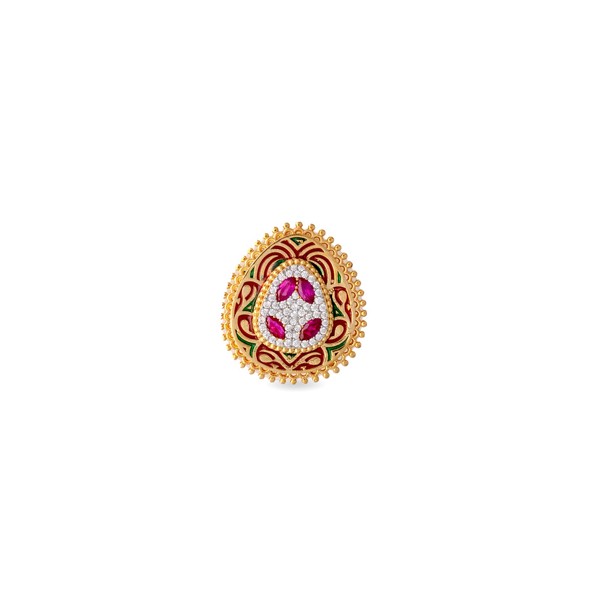 Teeka Meenakari Ring