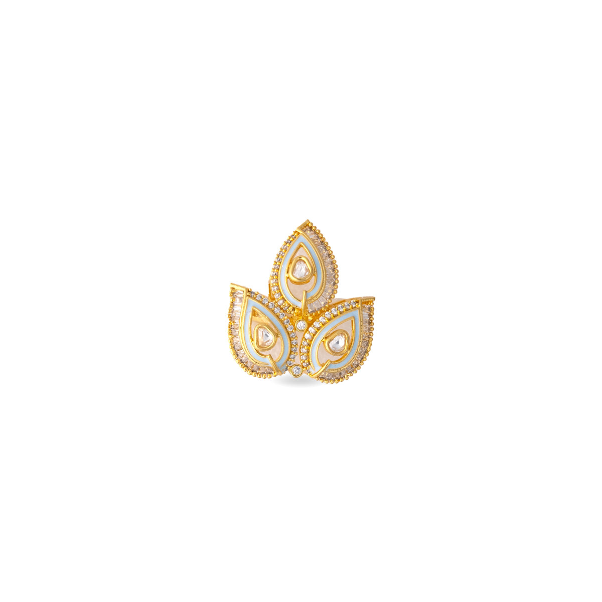 Triveni Kundan Ring