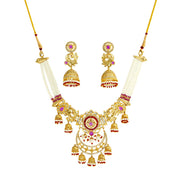 Ananya Pearl Kundan Necklace Set