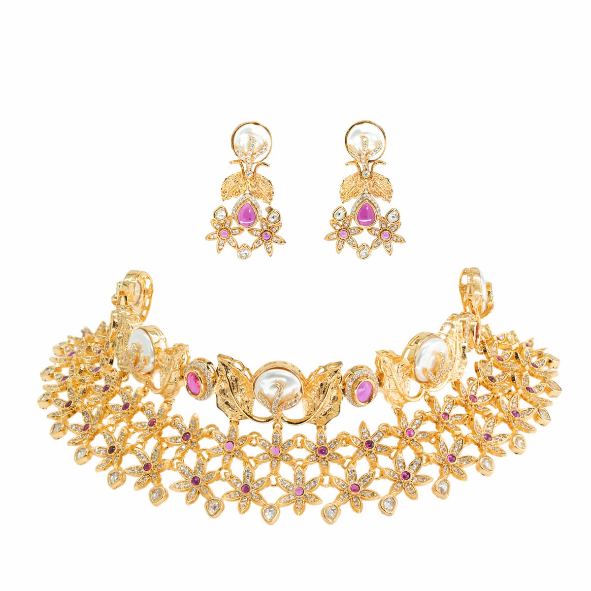 Vaidehi Pearl Choker Set