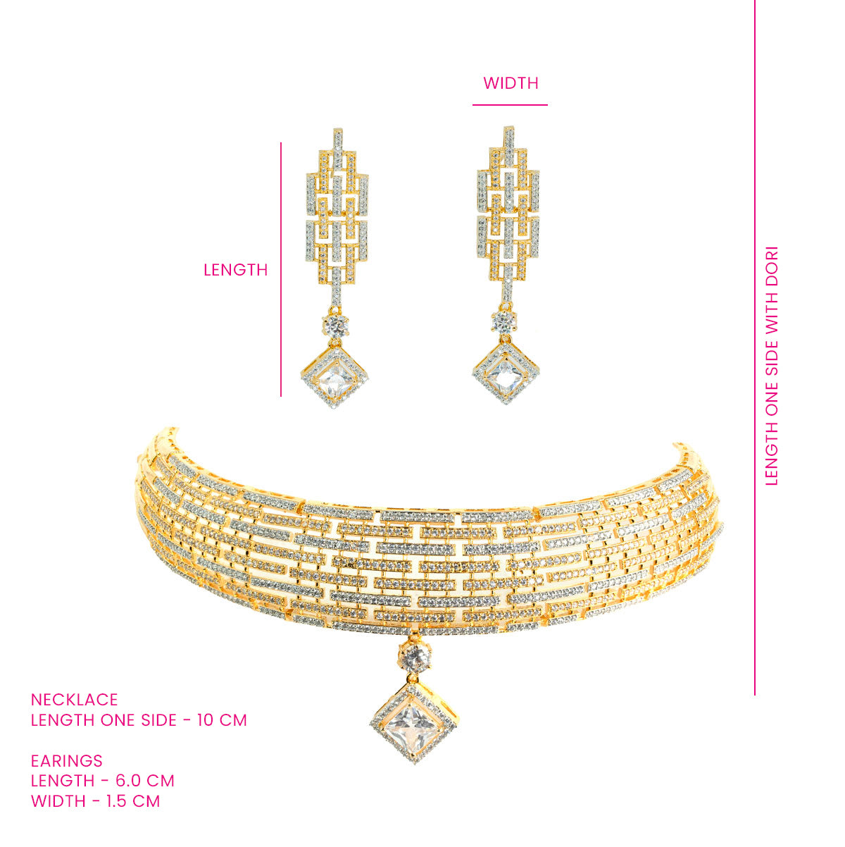 Zarqaa Choker Set