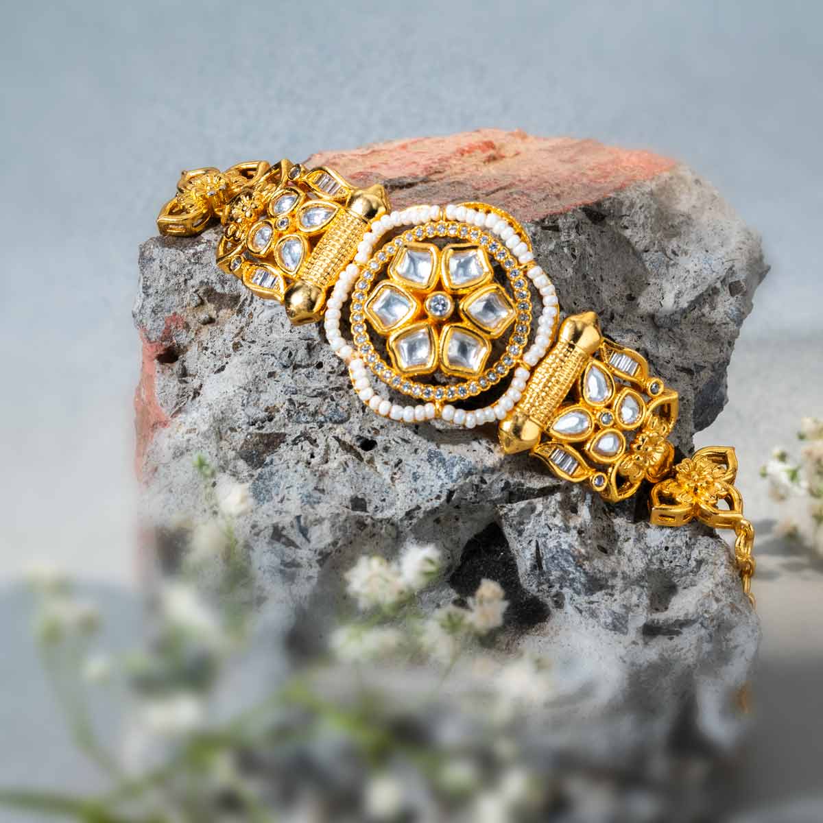 Madhurya Kundan Bracelet