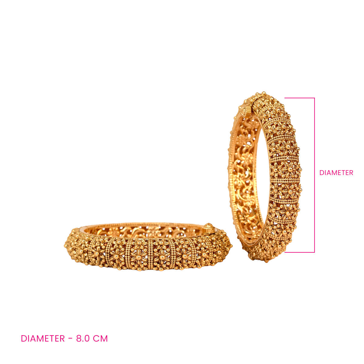 Sunehri Kada Bangle - Single Bangle