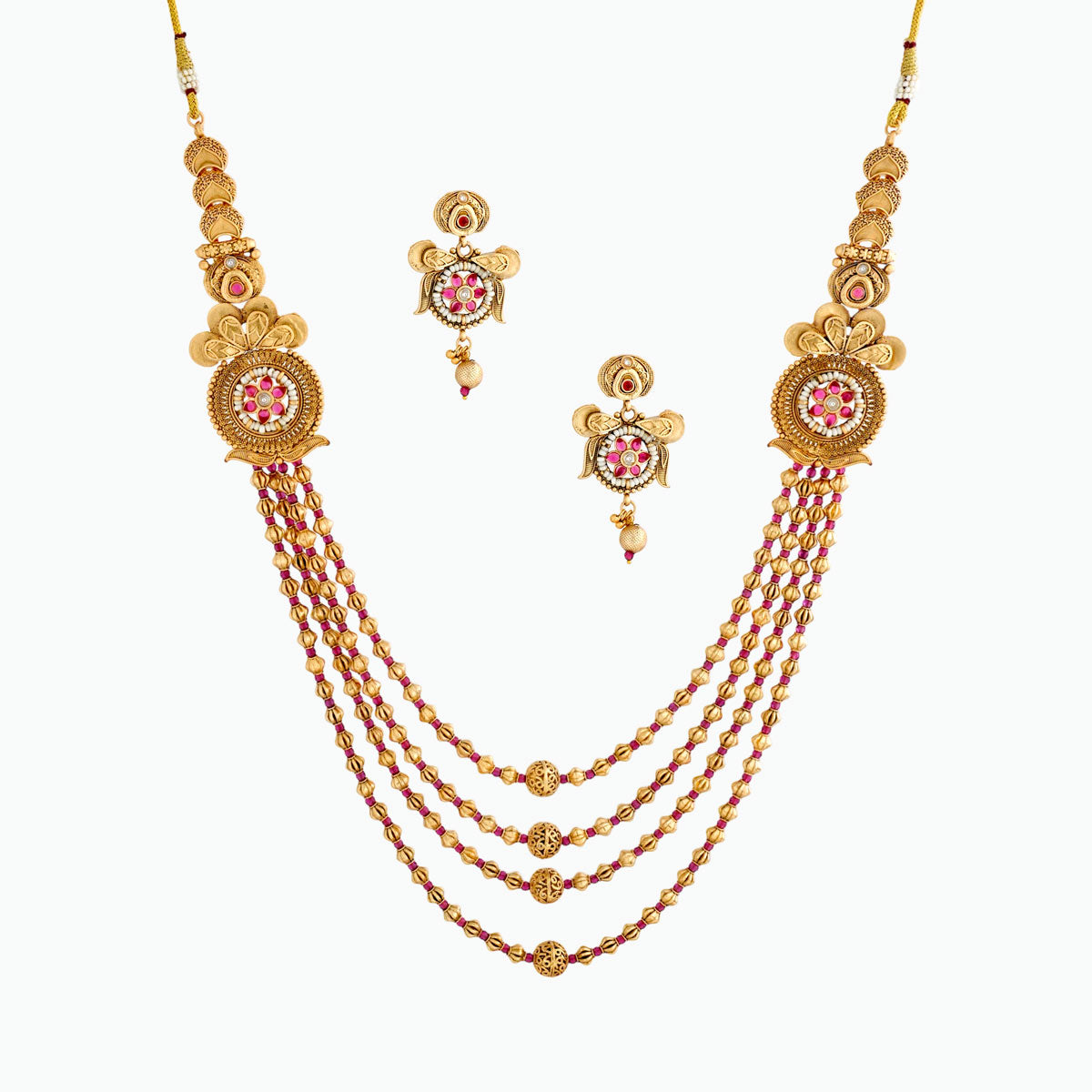 Kumud Triple-Layer Necklace Set