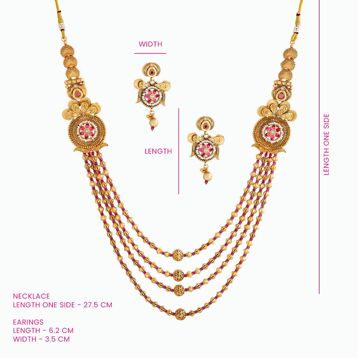 Kumud Triple-Layer Necklace Set