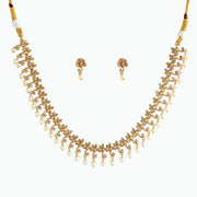 Pearl Charm Necklace Set