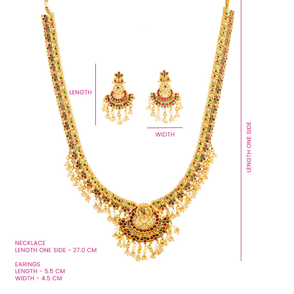 Heritage Glow Bridal Necklace Set