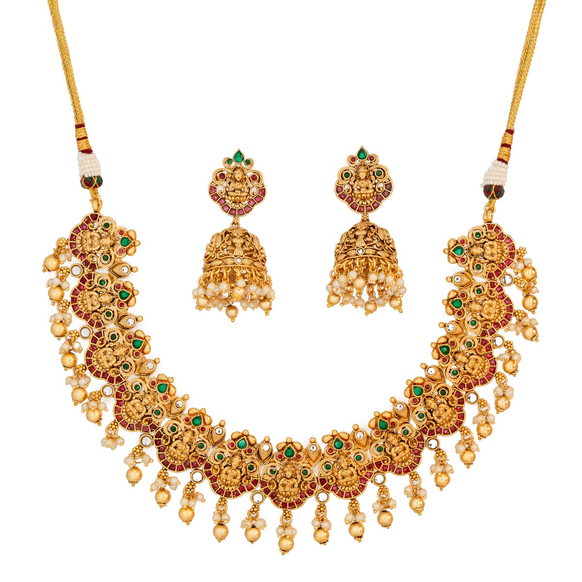 Royal Temple Design Bridal Choker Set