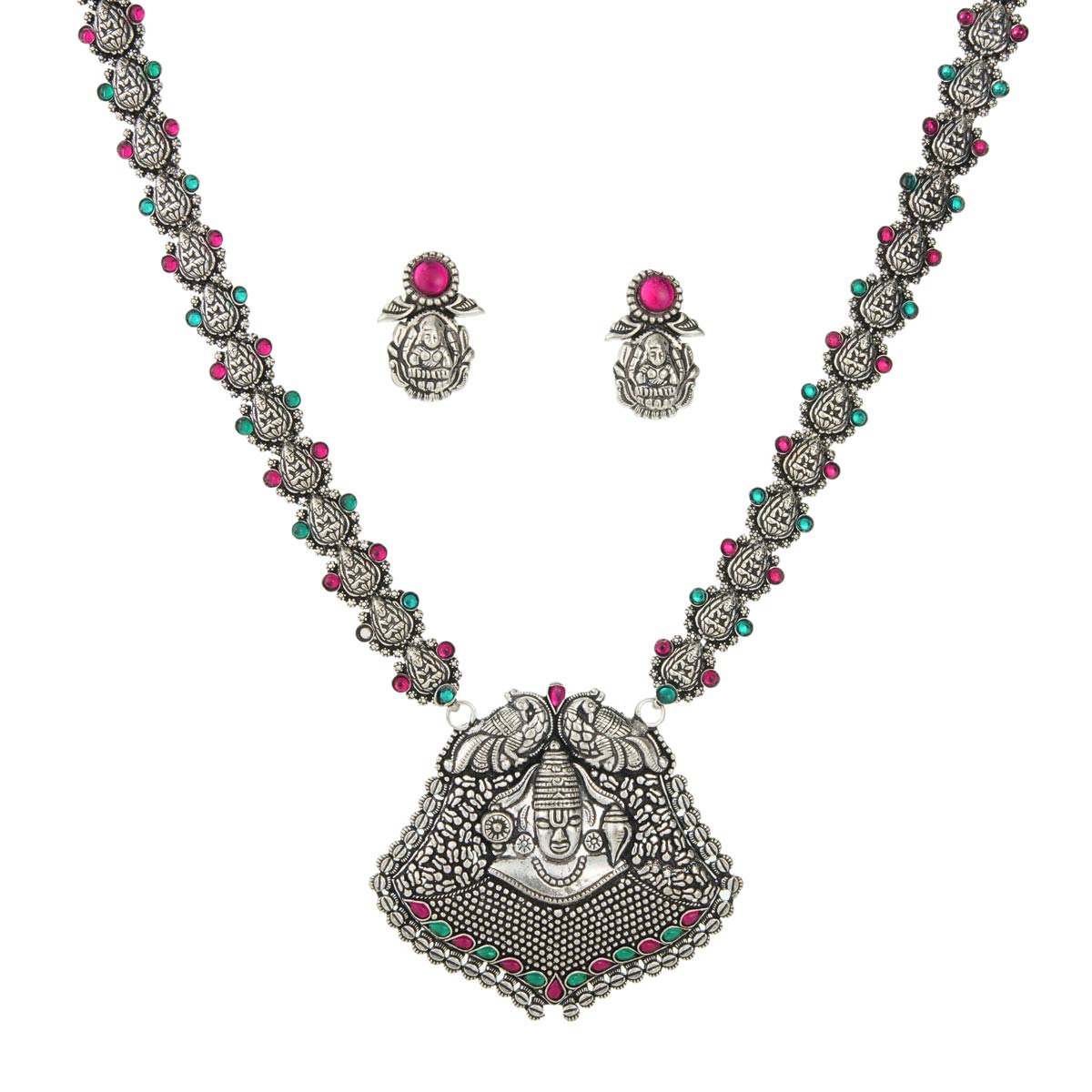 Necklace Set with Lord Balaji Motifs