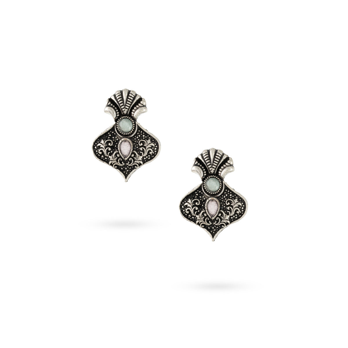 Floral Motif Earrings