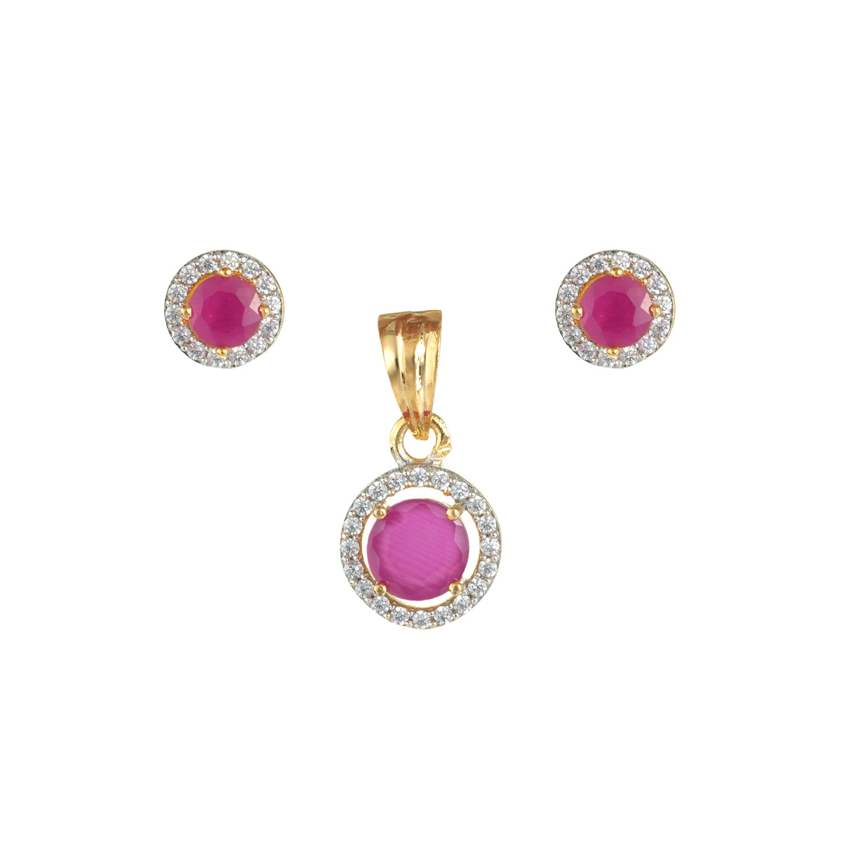 Pink Radiance Pendant Set