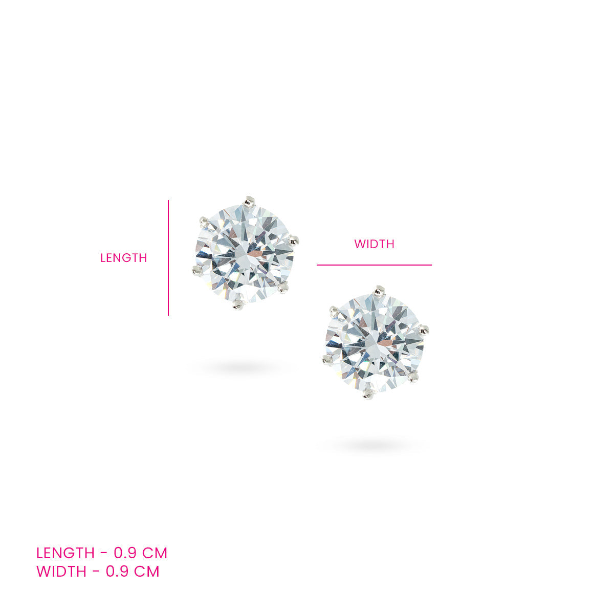 Ekatva Solitaire Studs