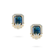 Sapphire Blue Royal Earrings