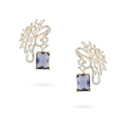 Sapphire Blue Blossom Earrings