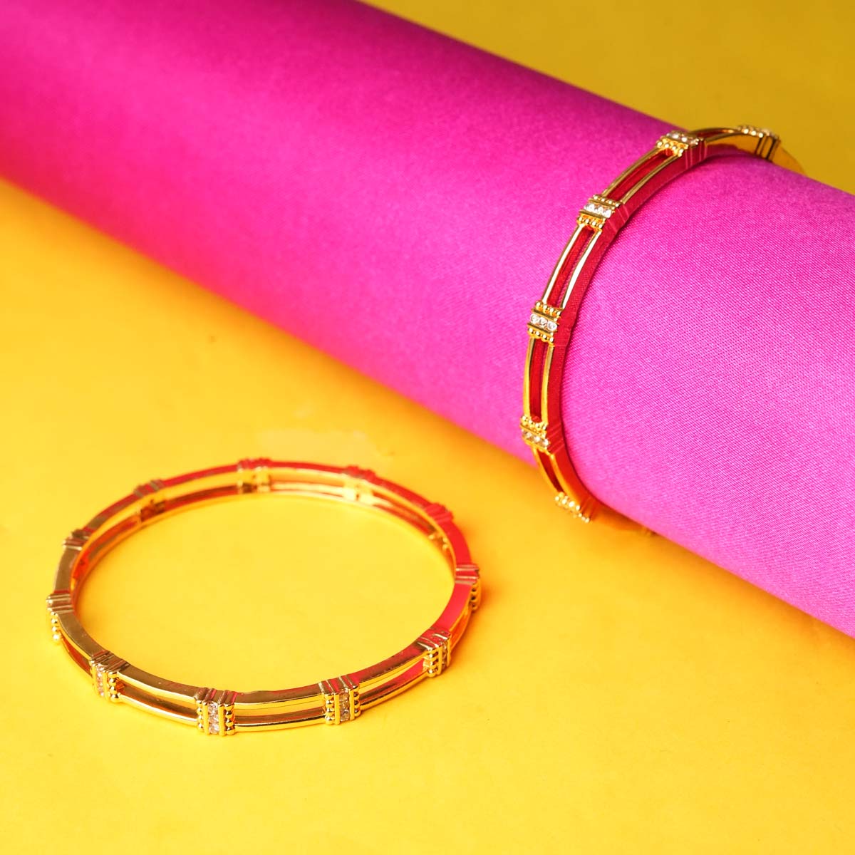 Stylish Gold Bangle - Single Bangle