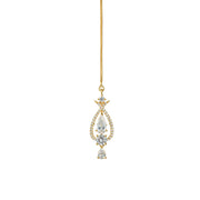 Elegant Maang Tikka with Teardrop Design