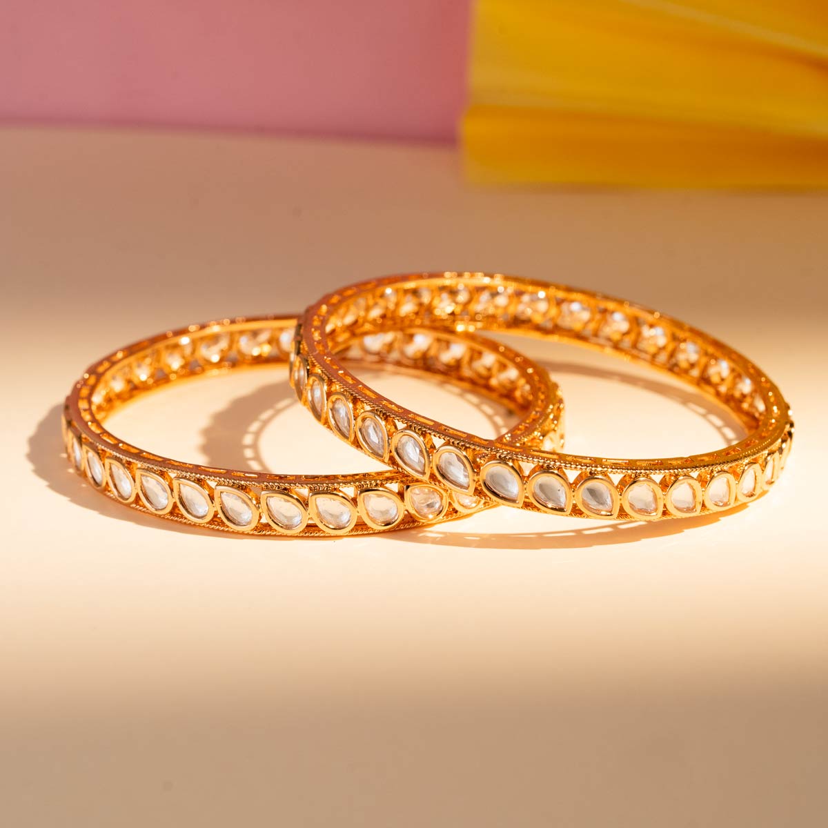 Kundan Bridal Bangle - Single Bangle