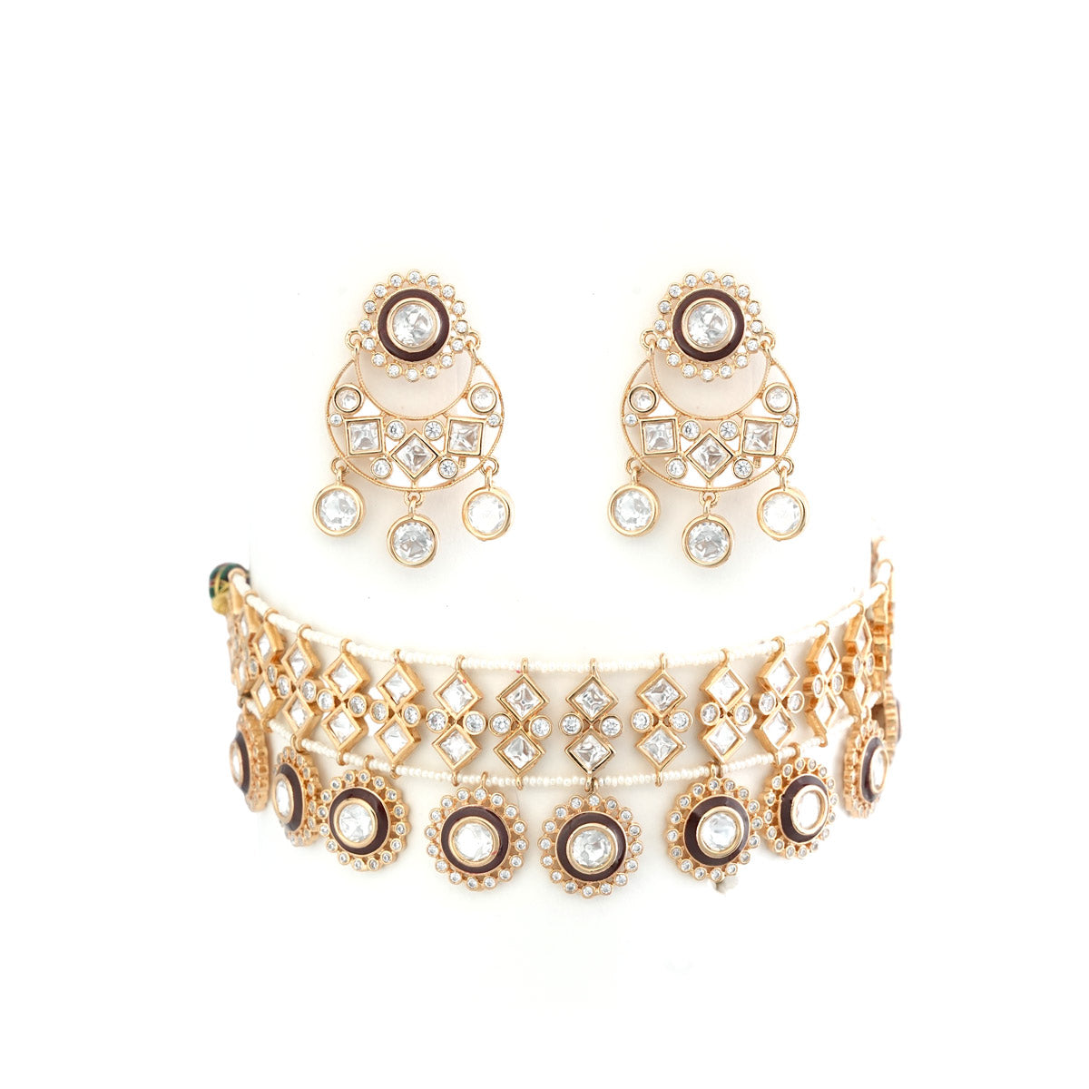 Kundan Choker Set with Intricate Detailing