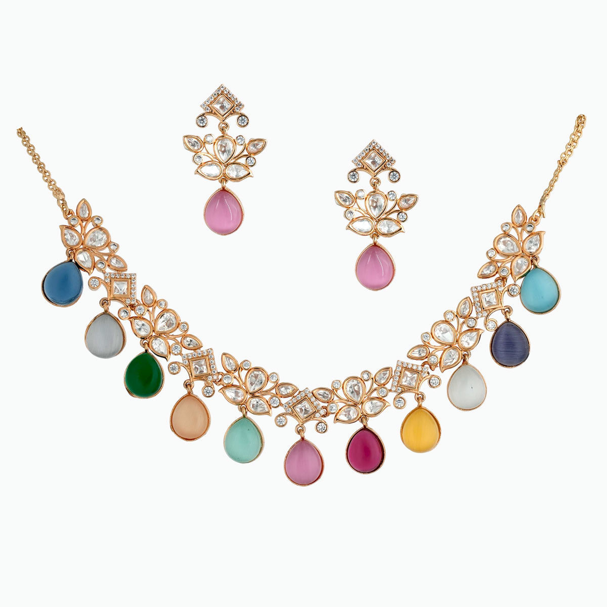 Navrang Kundan Necklace Set