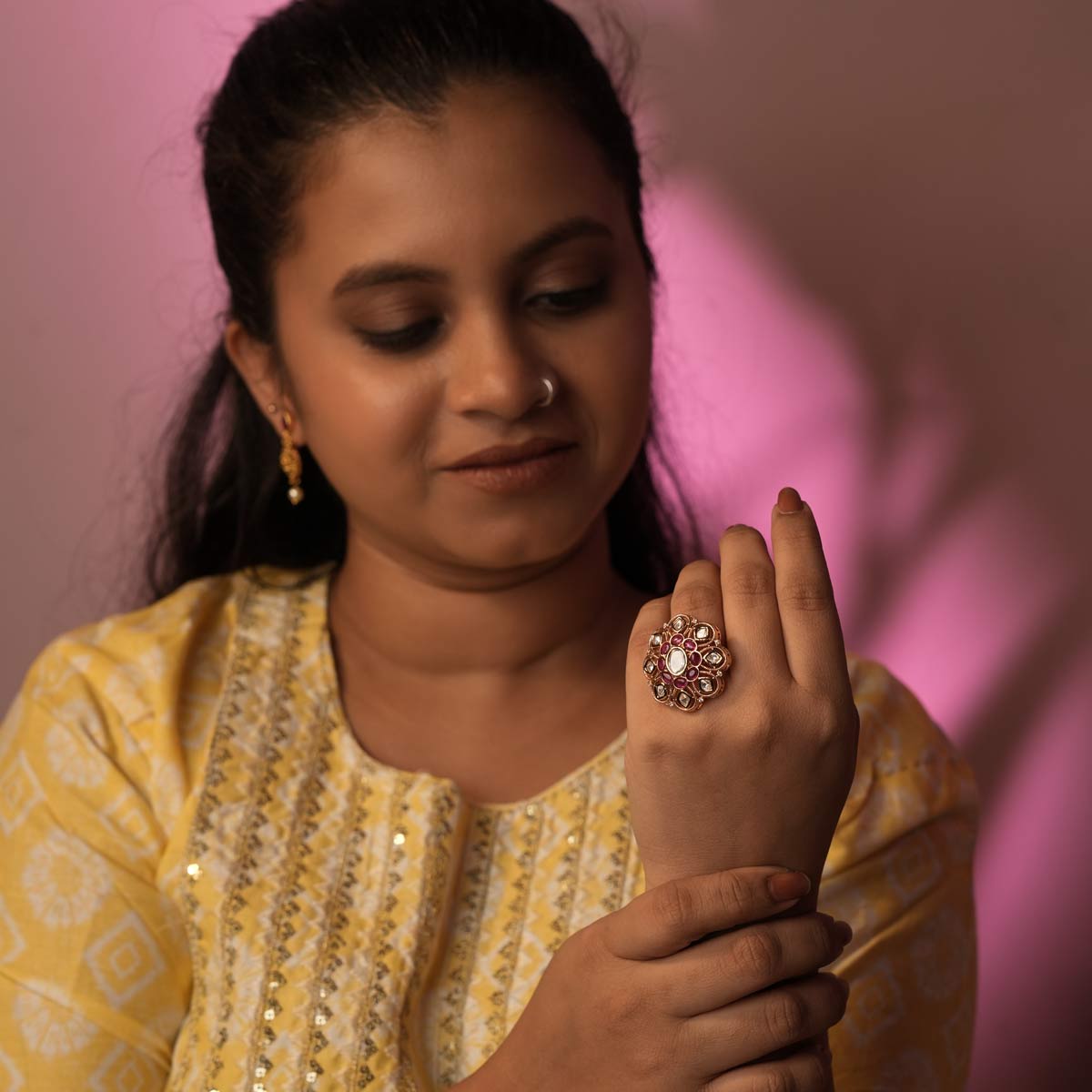 Vaidehi Kundan Ring