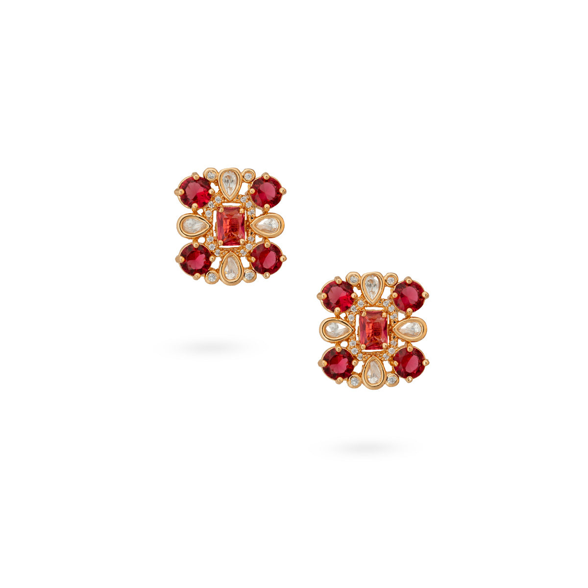 Ruby Radiance Studs