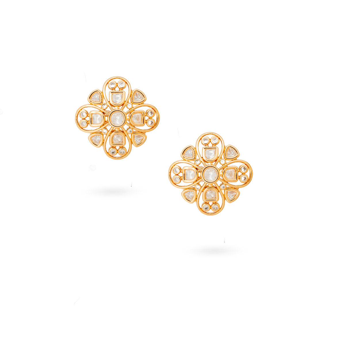 Golden Clover Studs