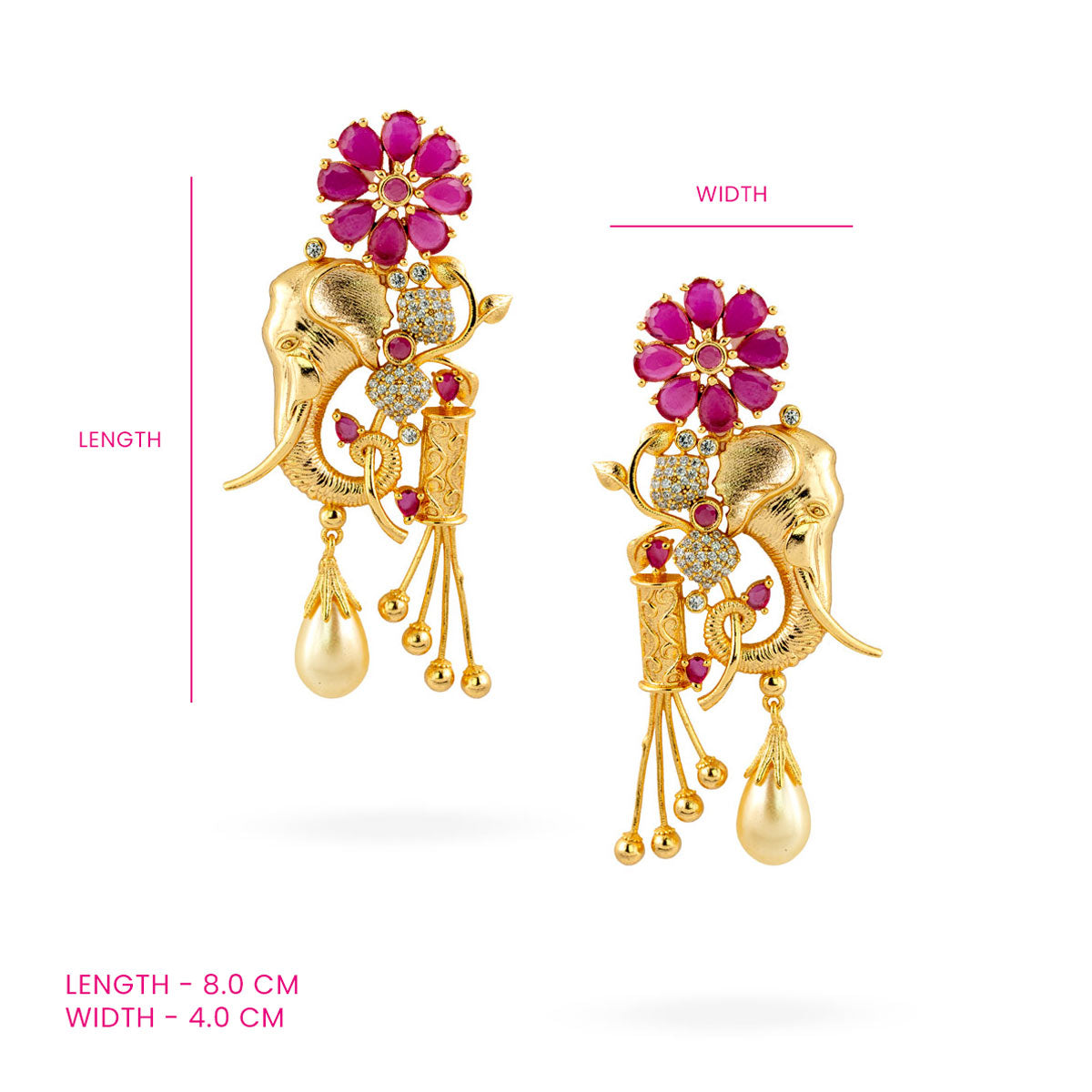 Gajraj Shringar Earrings