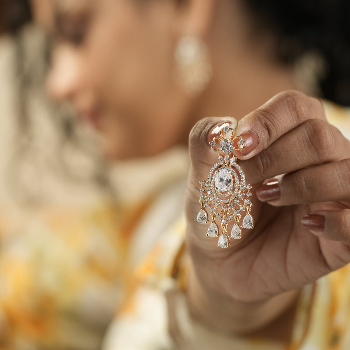 Jhalak Zircon Earrings