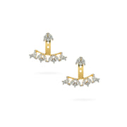 Starburst Dual Style CZ Ear Jackets