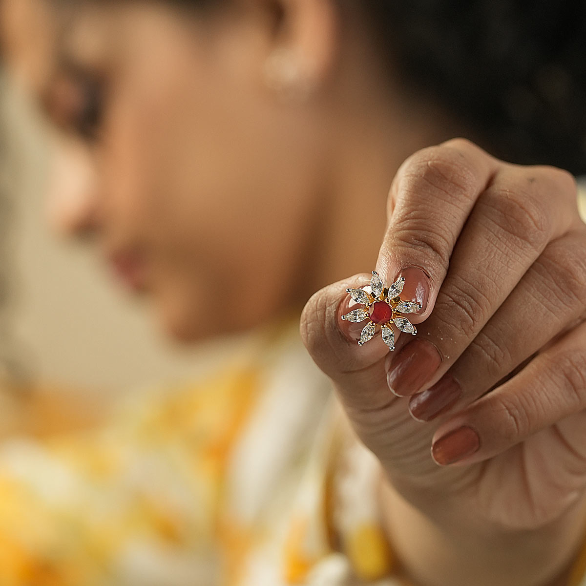 Rangrez Phool Earrings