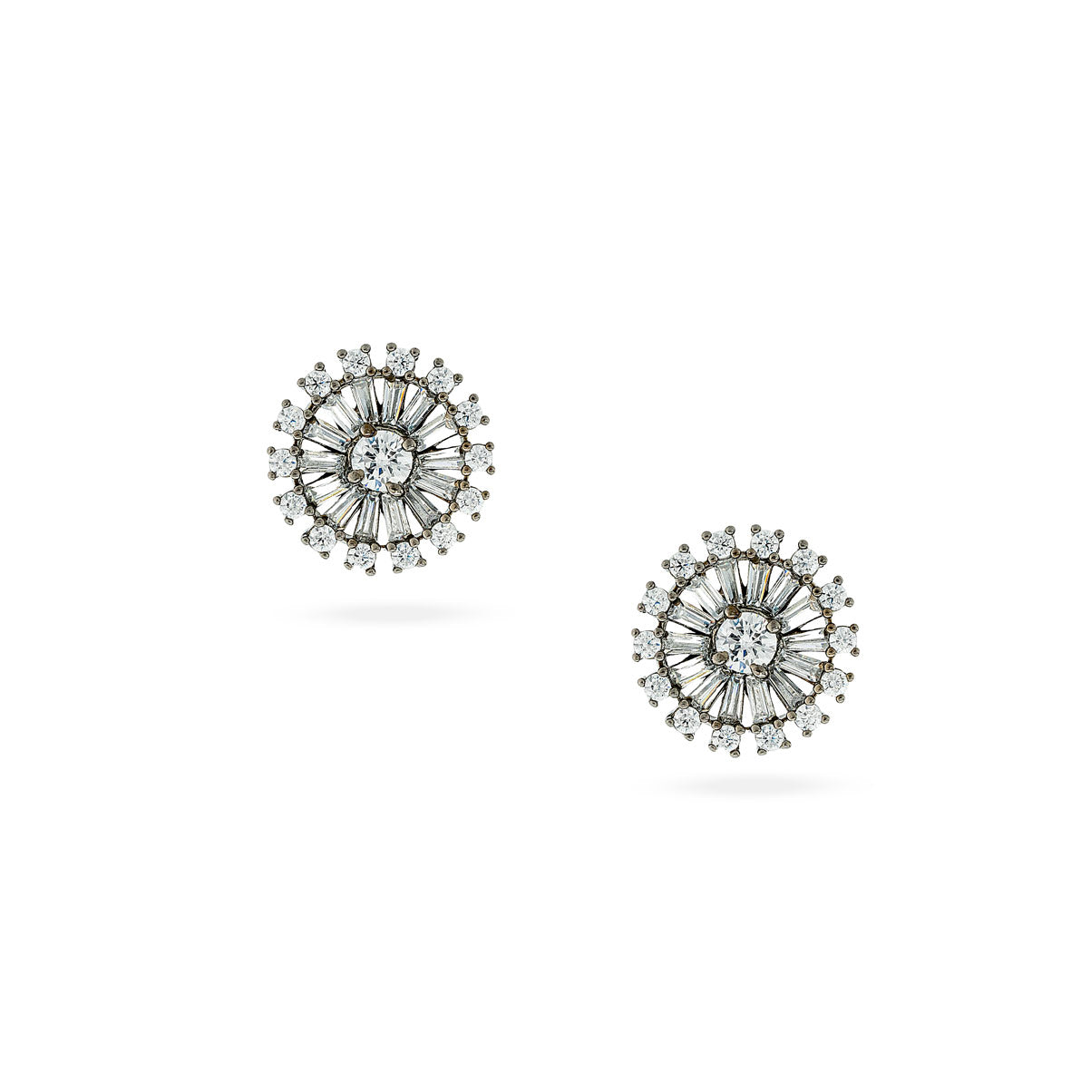 Radiant Sunburst Stud Earrings