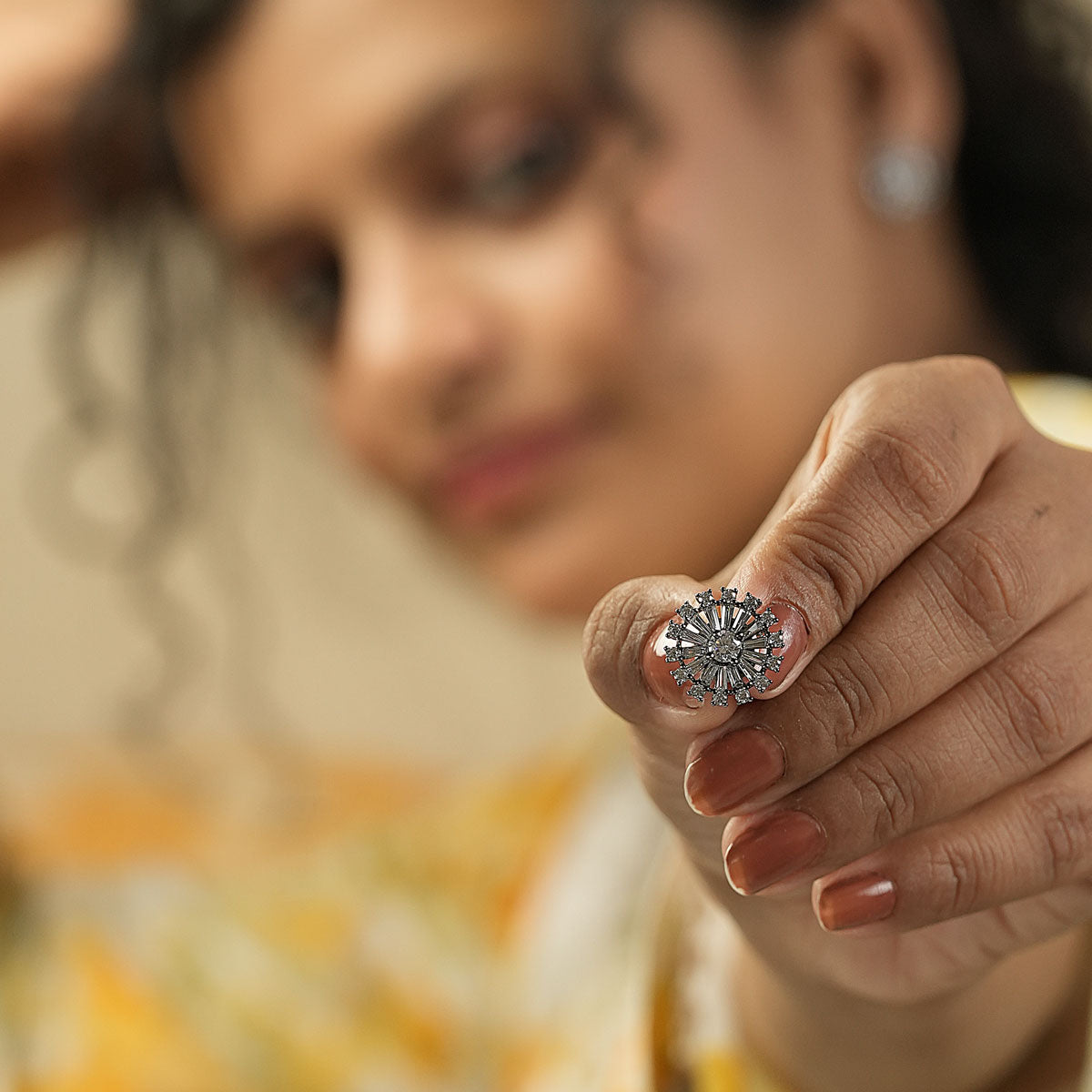 Radiant Sunburst Stud Earrings